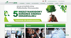 Desktop Screenshot of kongresgreenpower.pl